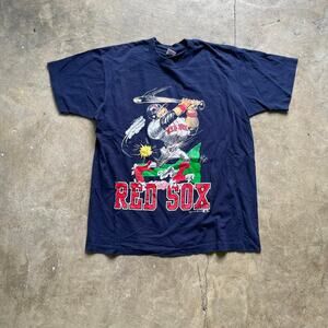 Vintage 90s Red Sox Single Stitch Tee